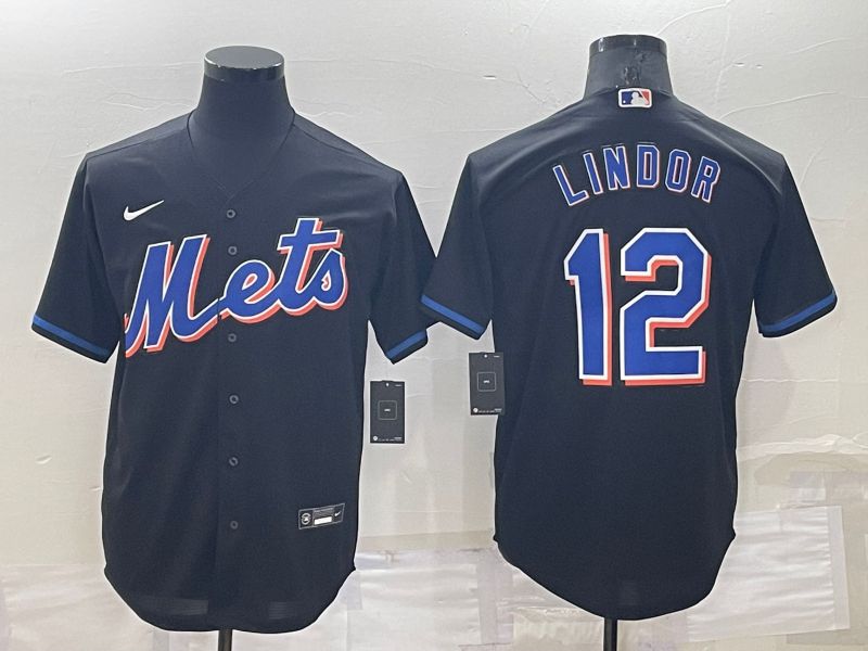 Men New York Mets #12 Lindor blue Game Nike 2022 MLB Jersey->buffalo bills->NFL Jersey